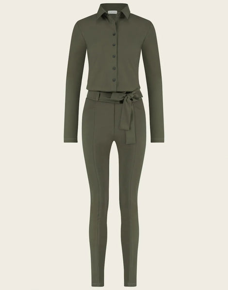 Jumpsuit Diana Easy Wear Technical Jersey | Army