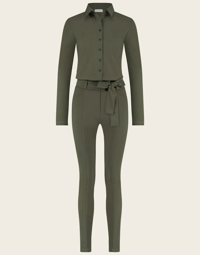 Jumpsuit Diana Easy Wear Technical Jersey | Army
