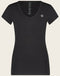 T shirt V Neck Easy Wear Organic Cotton | Black
