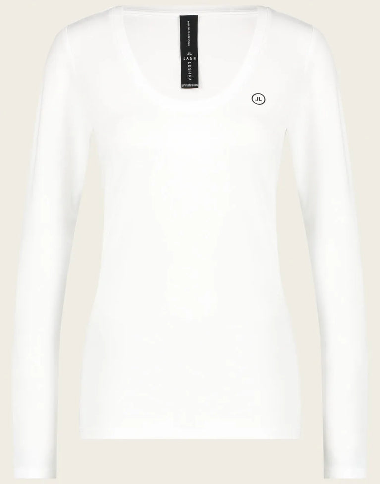T shirt R Neck Easy Wear Organic Cotton | White