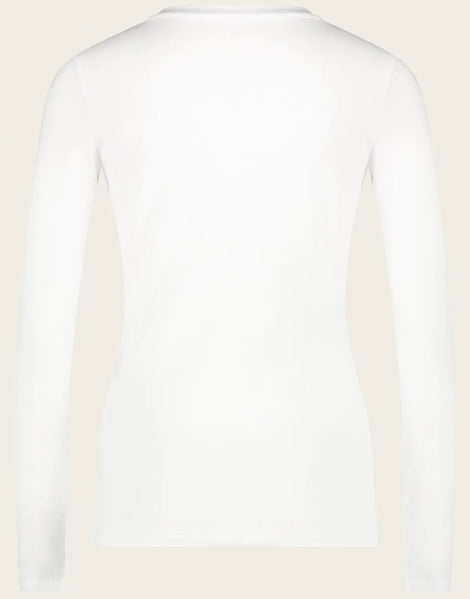 T shirt R Neck Easy Wear Organic Cotton | White