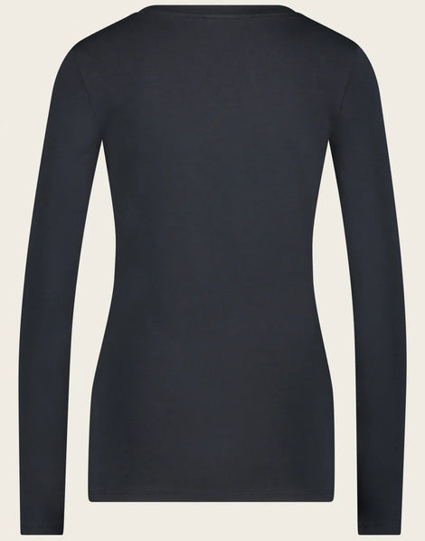 T shirt R Neck Easy Wear Organic Cotton | Blue