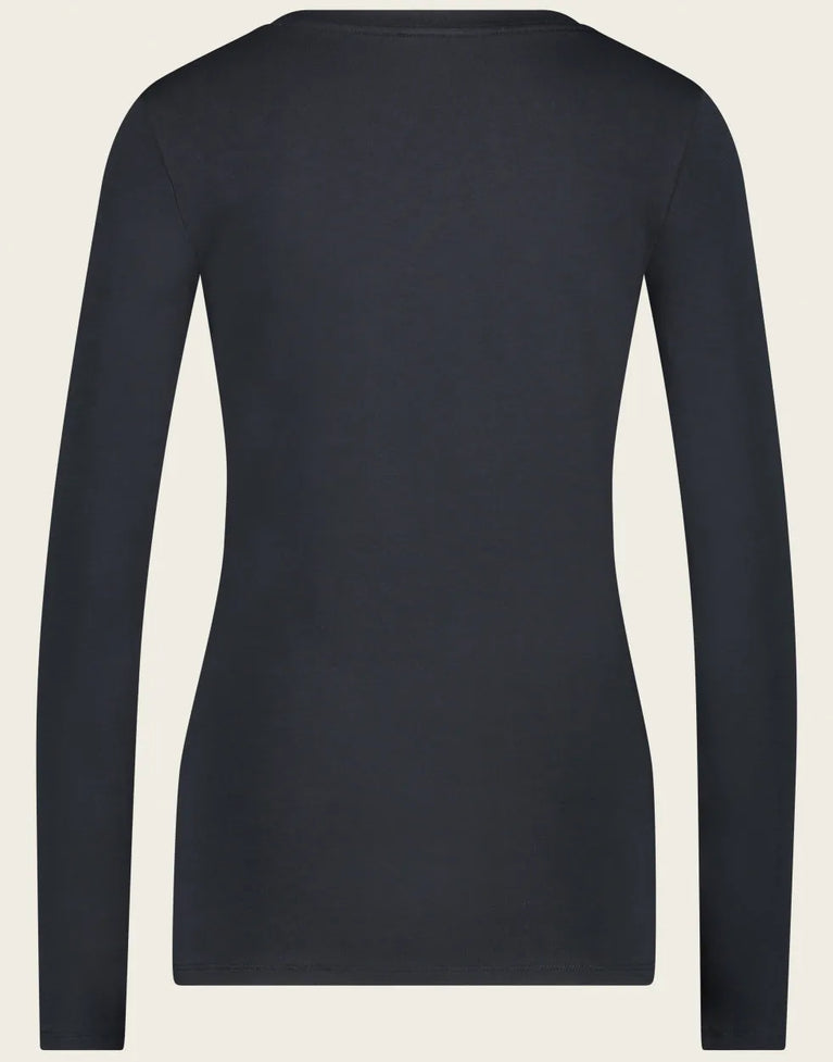T shirt R Neck Easy Wear Organic Cotton | Blue