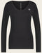 T shirt R Neck Easy Wear Organic Cotton | Black