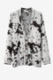 Jacquard print cardigan 2370 | Ecru Moro