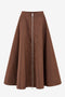 Bardolino taffeta zipper skirt | Ohra