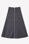 Bardolino taffeta zipper skirt | Grigio