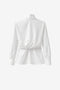 Bree cotton poplin blouse | White