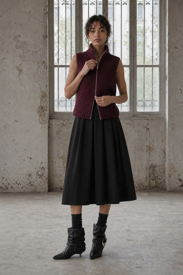Raika skirt technical jersey Raika skirt technical jersey | Black