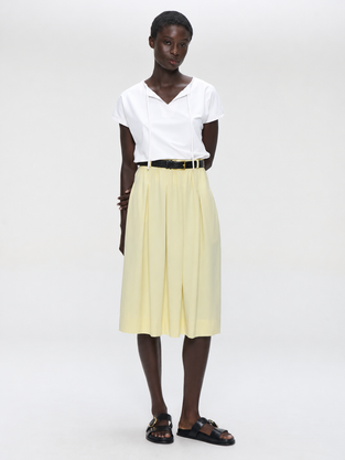 Carla top technical jersey | White