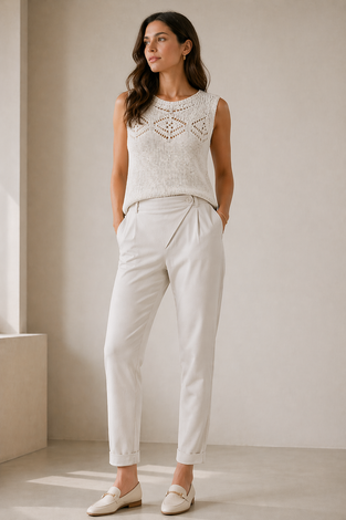 Valentine pants technical jersey | Sand