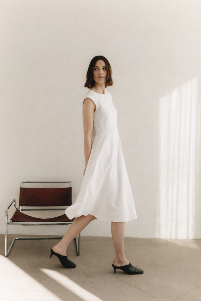 Melva dress technical jersey Melva dress technical jersey | Sand