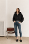 Asuka taffeta jacket | Black
