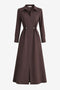 Delfina dress technical jersey | Chocolate