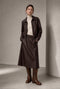 Elle eco leather skirt | Dark Brown