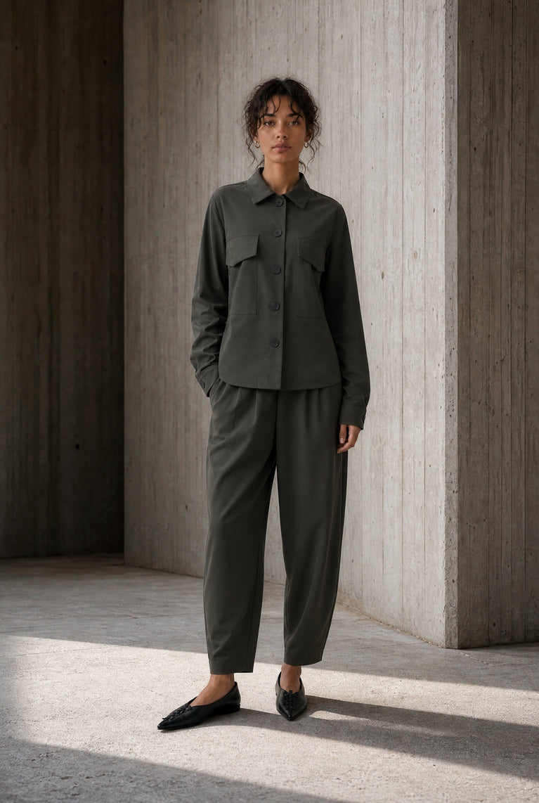 Ermanno jacket technical jersey | Army
