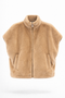 Faux fur Vest MKR 42064 | Camel