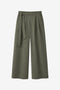 Fuel cotton pleated pants | Army