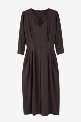 Gaara dress technical jersey | Chocolate