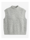 Abigail alpaca vest EX H24179 | Grey