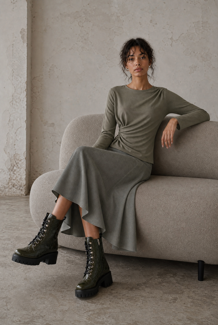 Ari cotton top | Army