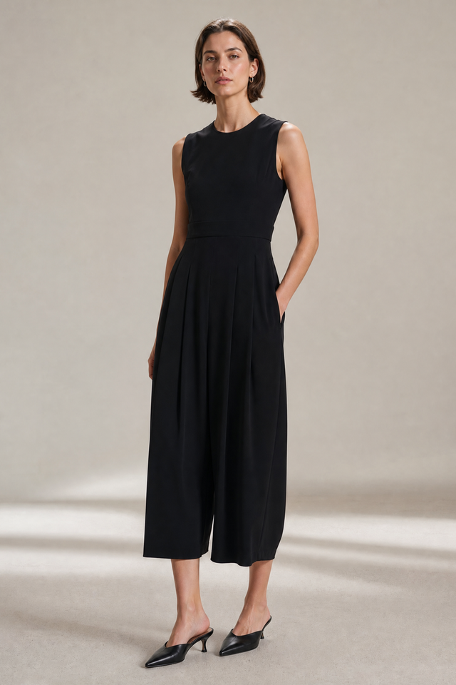 Jackie dress technical jersey Jackie dress technical jersey | Black