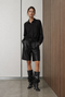 Carmen blouse technical jersey | Black