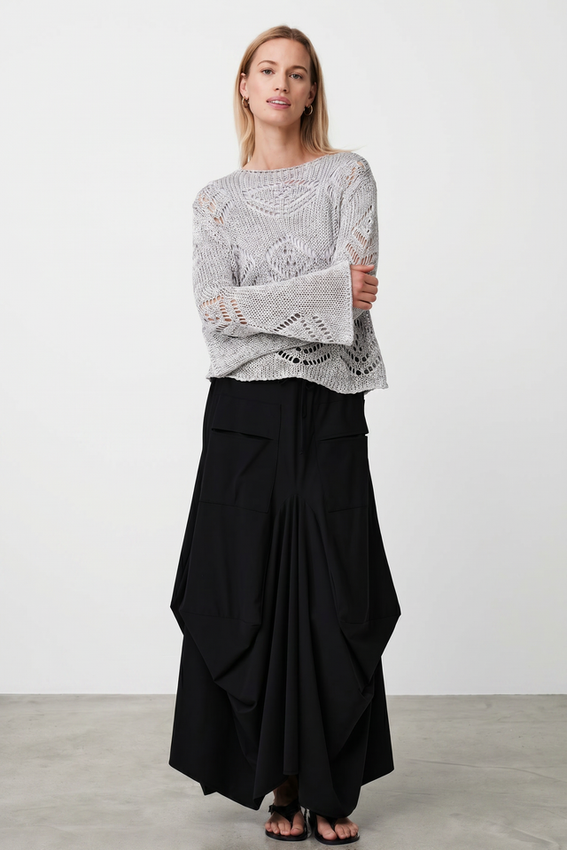 Nell skirt technical jersey Nell skirt technical jersey | Black