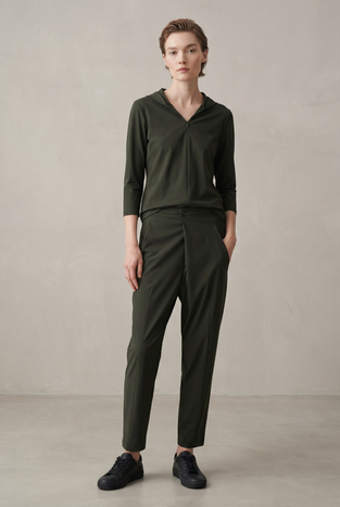 Melissa top KS technical jersey | Army