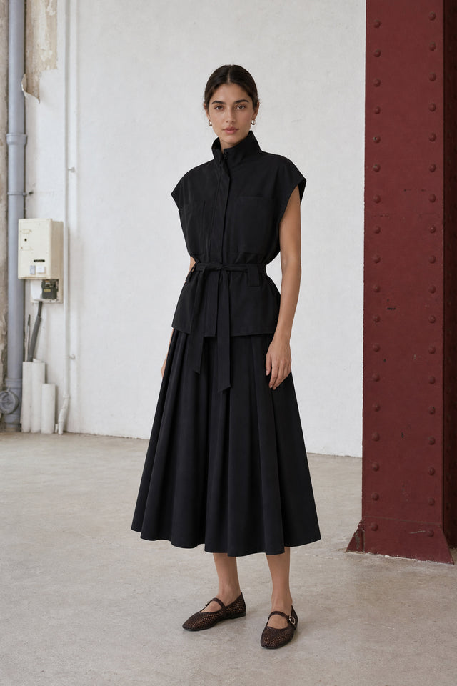 Heide skirt technical jersey Heide skirt technical jersey | Black