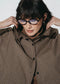 Iconic check cotton bomber jacket | Brown