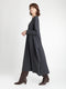 Isabel dress LS technical jersey | Grey