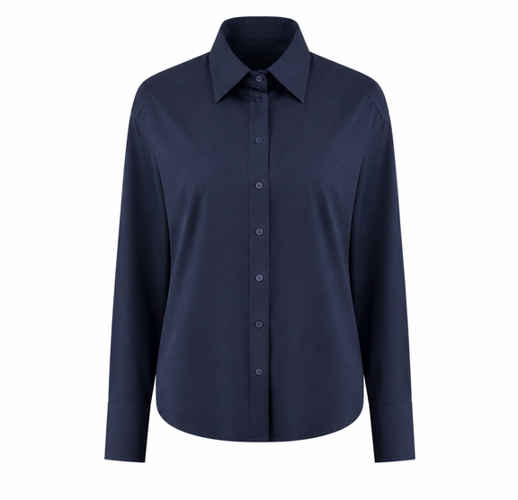 Ivona blouse technical jersey | Blue