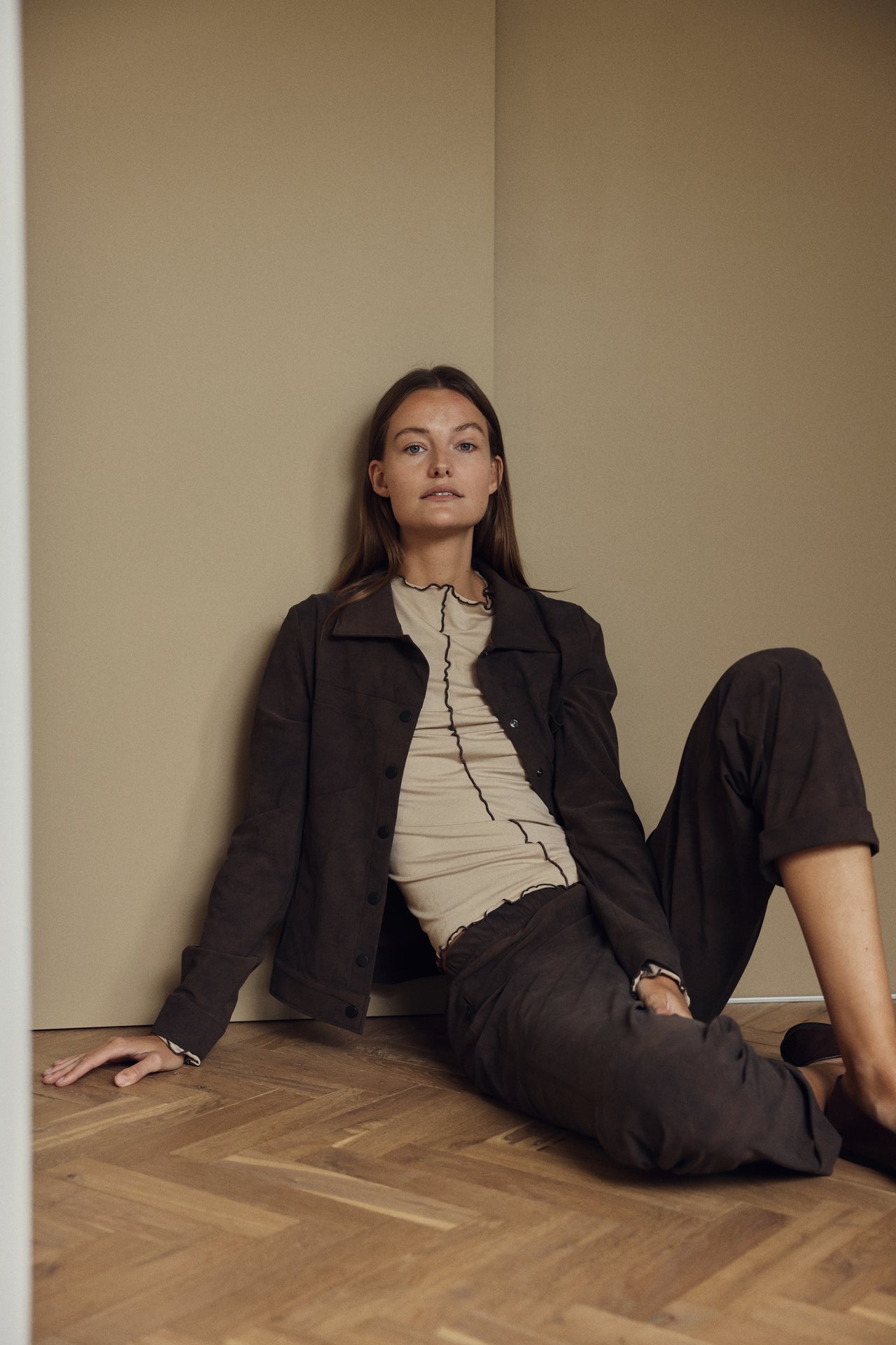 Daphne pants technical jersey Daphne pants technical jersey | Brown