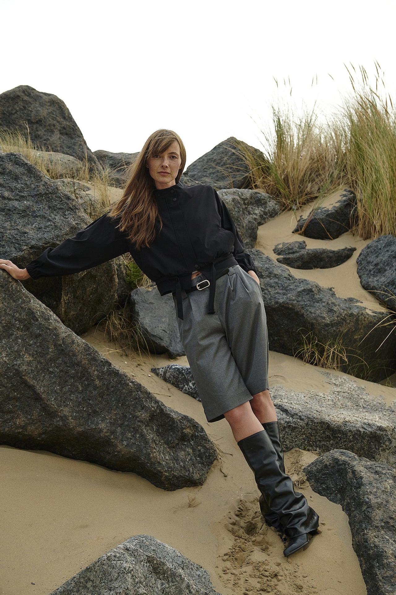 Monna viscose short pants Monna viscose short pants | Dark Grey