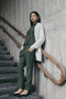 Doris pants brush tech jersey | Army