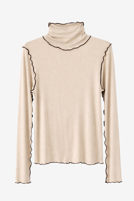 Janice viscose top | Capuccino