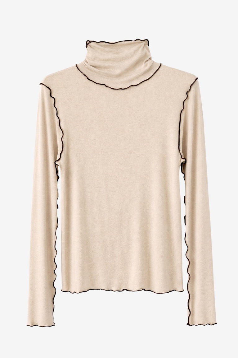 Janice viscose top | Capuccino