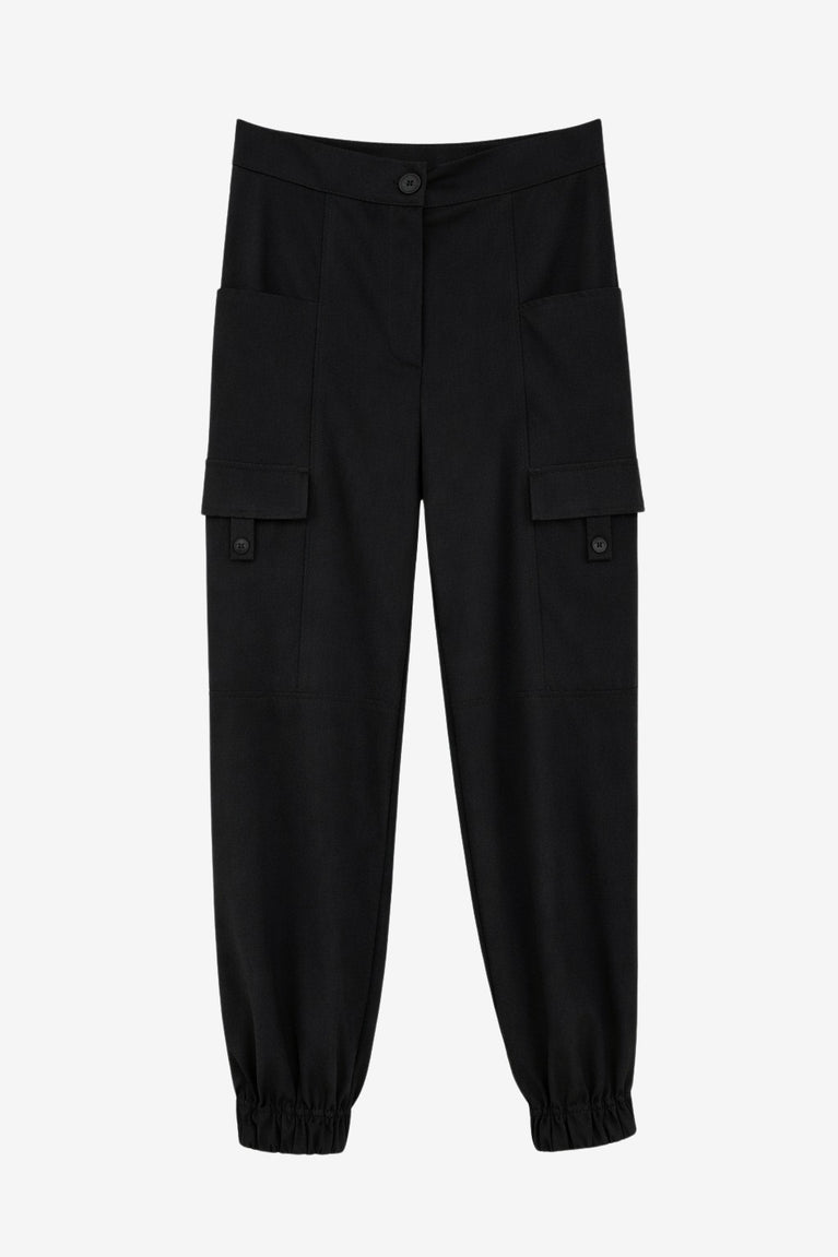 Jannes pants technical jersey | Black
