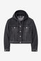 Jessie faded hood jacket | Faded Black