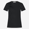 Cotton elastene knot t-shirt | Black