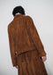 Pia suede effect bomber jacket | Ohra