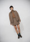 Iconic check cotton bomber jacket | Brown