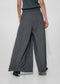 Coco pleated viscose pants | Grey