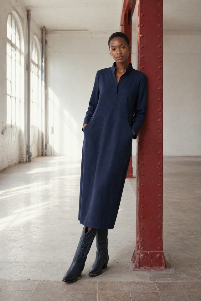 Lalla dress technical jersey Lalla dress technical jersey | Blue