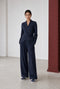 Lean wide-leg pants | Dark Blue