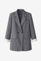 Lux move oversized blazer | Grey