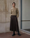 Mercedes skirt technical jersey | Chocolate
