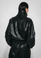 Nerina eco leather bomber jacket | Black