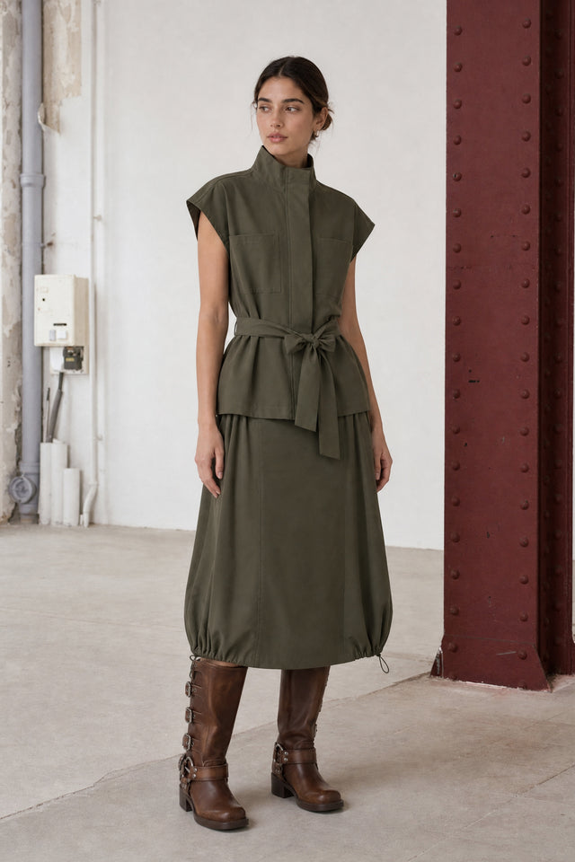 Patricia vest technical jersey Patricia vest technical jersey | Army